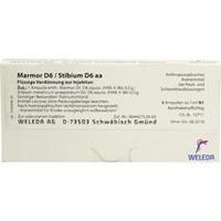 MARMOR D 6/Stibium D 6 aa Ampullen