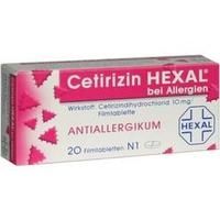 CETIRIZIN HEXAL Filmtabletten bei Allergien