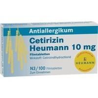 CETIRIZIN Heumann 10 mg Filmtabletten