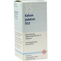 BIOCHEMIE DHU 15 Kalium jodatum D 12 Tabletten