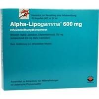 ALPHA-LIPOGAMMA 600 mg Infusionslsg.-Konzentrat