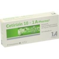 CETIRIZIN 10-1A Pharma Filmtabletten