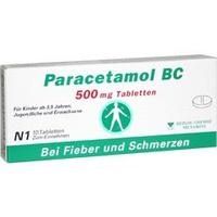 PARACETAMOL BC 500 mg Tabletten