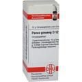 PANAX GINSENG D 12 Globuli